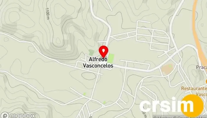mapa de Mercearia A. Vasconcelos Mercado em MG