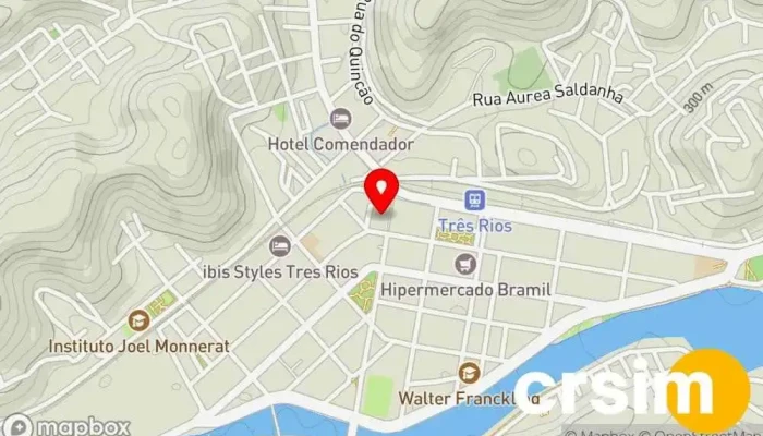 mapa de Meu Espaço Loja de Roupa em - loja 7 - Centro
