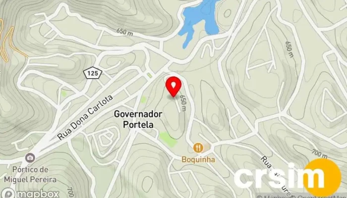 mapa de Miguel Portela Padaria em Miguel Pereira