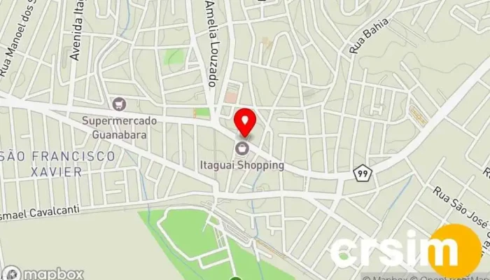 mapa de Milli Itaguaí Rj Loja de calçado em Itaguaí