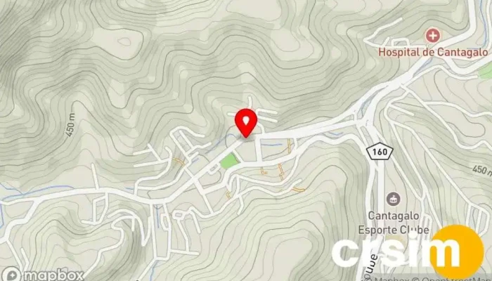 mapa de Minúcias Presentes Ltda. Loja de Brinquedos em Cantagalo