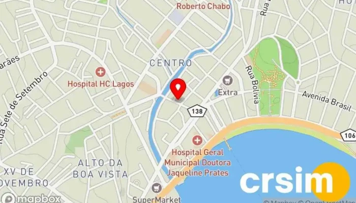 mapa de Monique By Rio Loja de Roupa em Araruama