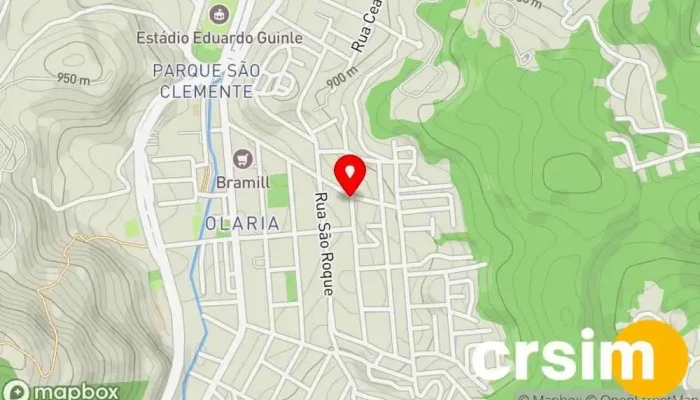 mapa de Monthal Olaria Outlet Loja de lingerie em Nova Friburgo