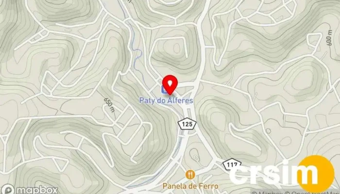 mapa de MOSS FOR MAN Loja de Roupa em Paty do Alferes