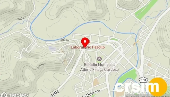 mapa de N Querino Ferragens Loja de ferramentas em Porciúncula