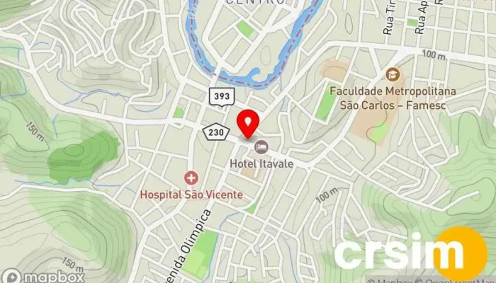 mapa de Nereida De Azevedo Boutique ME Loja de Roupa em Bom Jesus do Itabapoana