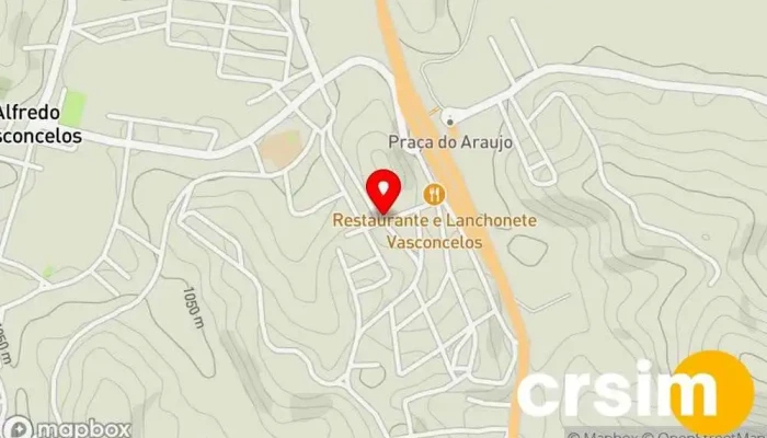 mapa de Nosso Cantinho Empório de queijos ,doces e bebidas Empório gourmet em Alfredo Vasconcelos - MG
