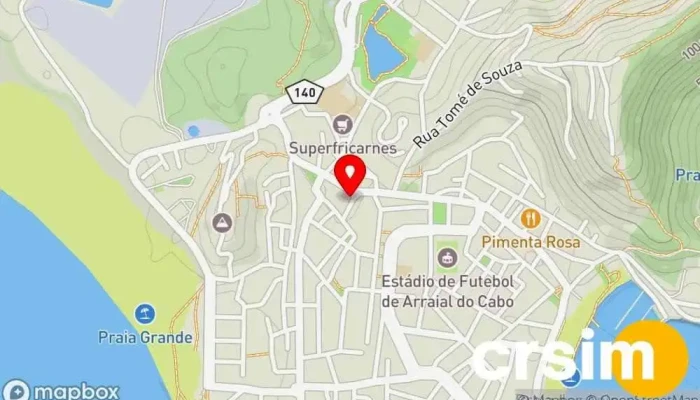 mapa de O Boticário Loja de produtos de beleza, Loja de cosmético, Loja de Presentes, Perfumaria em Arraial do Cabo