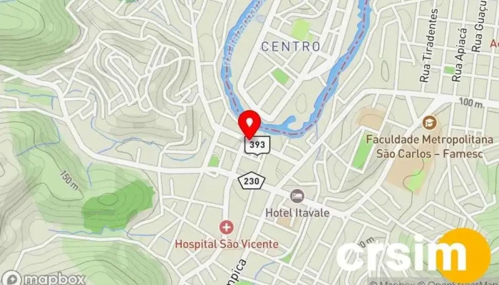 mapa de O PAULISTAO Loja de Roupa em Bom Jesus do Itabapoana