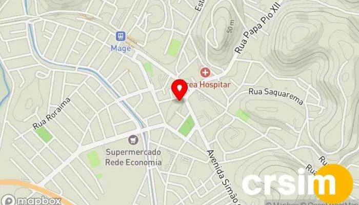 mapa de Objetiva - Magé Loja de Roupa em Magé