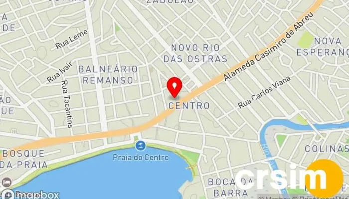 mapa de Objetiva - Rio das Ostras Loja de Roupa em Rio das Ostras