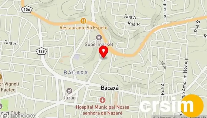 mapa de Ok Calçados Filial 1 Loja de calçado em Saquarema