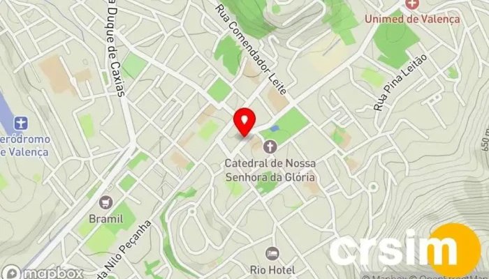 mapa de Opala Sport Loja de roupas esportivas em Valença - RJ