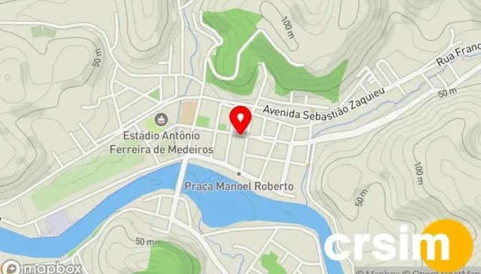 mapa de ÓTICAS Precisão Ótica em Cardoso Moreira