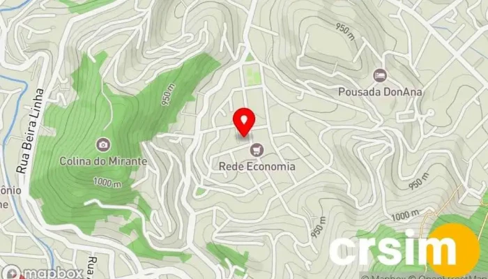 mapa de Outlet Teresópolis Loja de Roupa em - Bairro da São Pedro