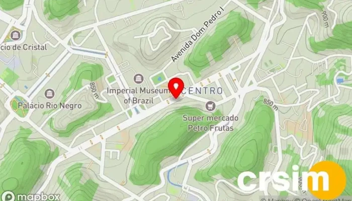 mapa de Over 7 Loja de calçado em Petrópolis