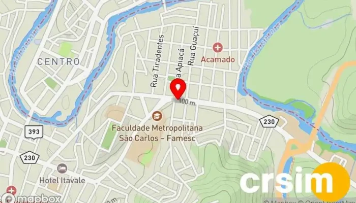 mapa de Padaria Dn Padaria em Bom Jesus do Itabapoana