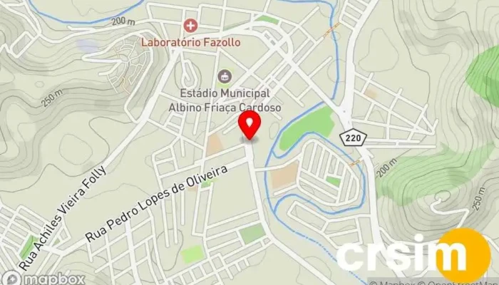 mapa de Padaria e Lanchonete da Luiza Padaria em Porciúncula