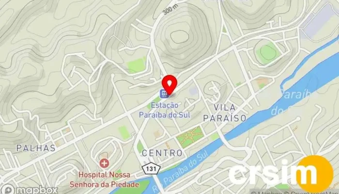 mapa de Padrão Uniformes Loja de roupas de trabalho em Paraíba do Sul