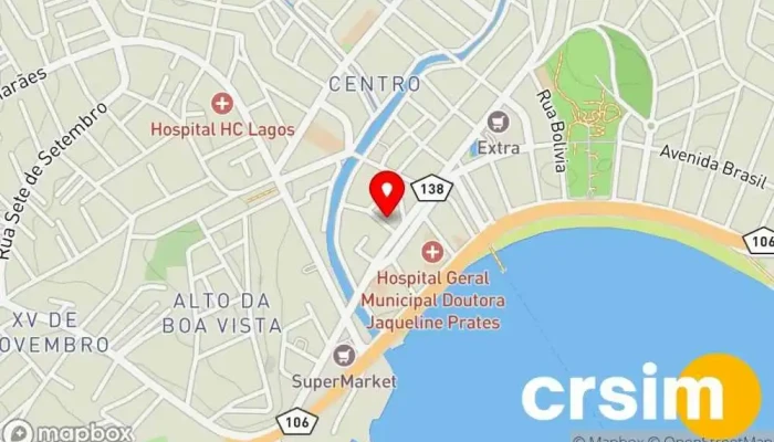 mapa de Passo Feliz Sports Loja de roupas esportivas em Araruama