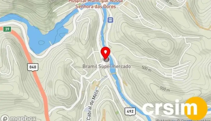 mapa de Pastelão da tia cida Loja de donuts em Areal