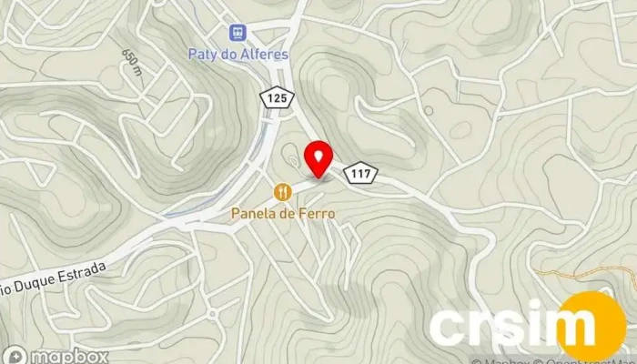 mapa de Pati Arts Festas Loja de artigos para festas em Paty do Alferes