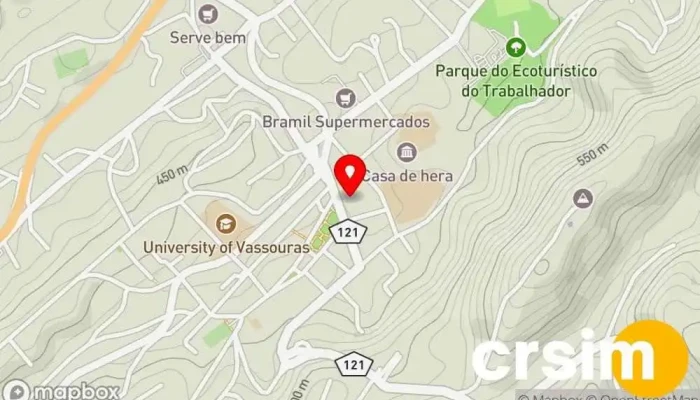 mapa de Pátio Casario Shopping center em - Centro