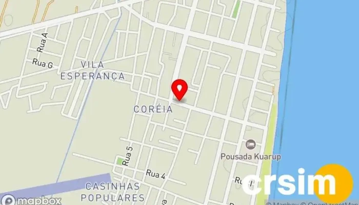 mapa de Paula Presentes Armarinho em São João da Barra