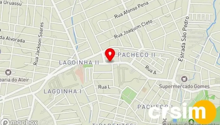 mapa de Peahi Loja de moda feminina em São Gonçalo