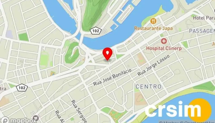 mapa de Pernambucanas Loja de departamento, Loja de roupas de cama, Loja de moda infantil, Loja de Roupa, Loja de moda masculina, Loja de moda feminina em Cabo Frio