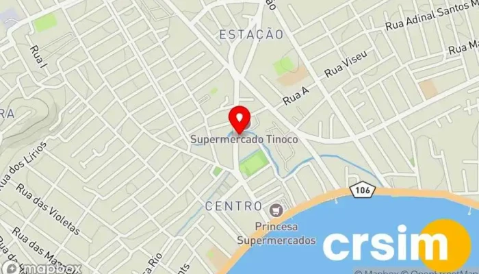 mapa de PIMENTA TOP CELL Loja de celulares em Iguaba Grande