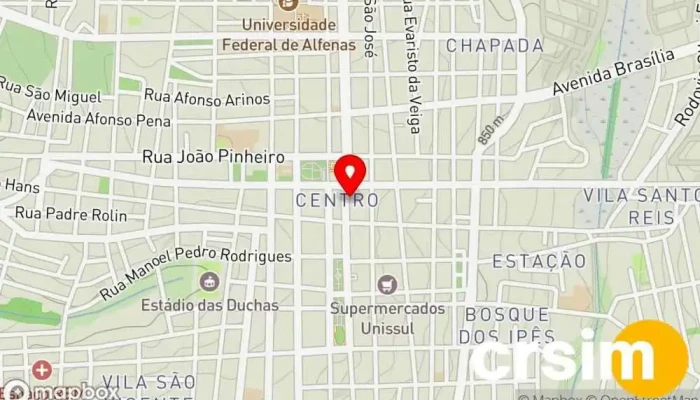 mapa de Poolee Modas Plus Size- Loja de Moda Plus Size Feminina Alfenas Loja de moda feminina em - loja 1 - Centro