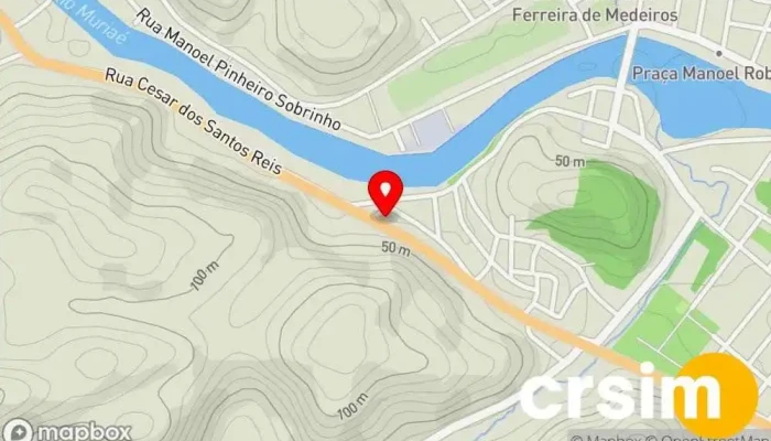 mapa de Posto Carneiro Posto de combustível em Cardoso Moreira