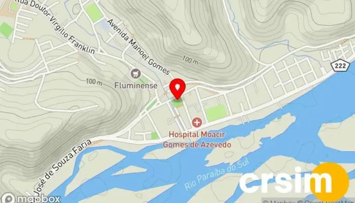 mapa de Praça da Matriz Parque municipal em Cambuci