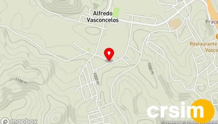 mapa de Praça Do Botafogo Área de descanso em 1-21 - Alfredo Vasconcelos