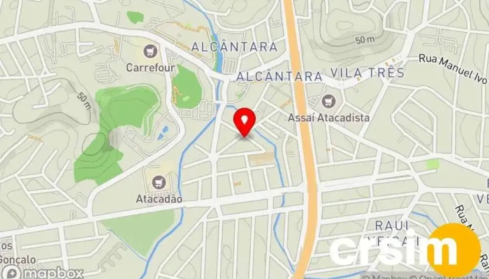 mapa de Praise Modas Loja de Roupa em São Gonçalo