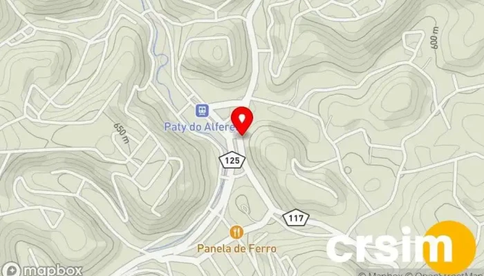 mapa de Prefeitura Municipal de Paty do Alferes Prefeitura em Paty do Alferes