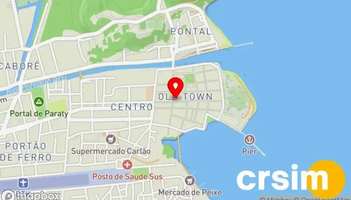 mapa de PROA Casa Brasileira Loja em Paraty