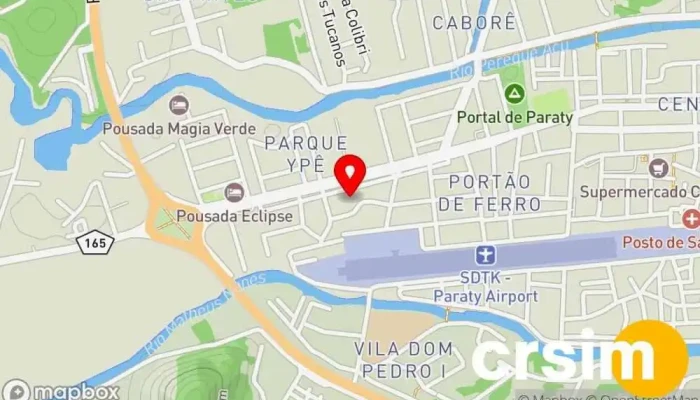 mapa de Quase Tudo Paraty Loja de artigos domésticos, Loja de produtos elétricos, Loja de ferramentas, Loja de variedades em Paraty