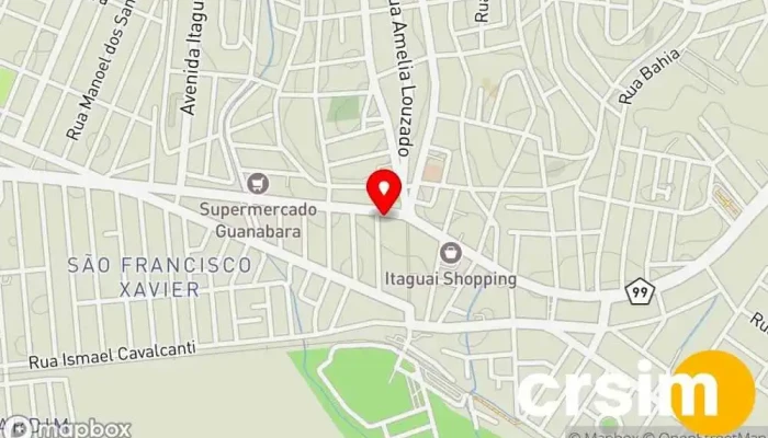 mapa de Quebra Vento - Itaguaí Loja de Roupa em Itaguaí
