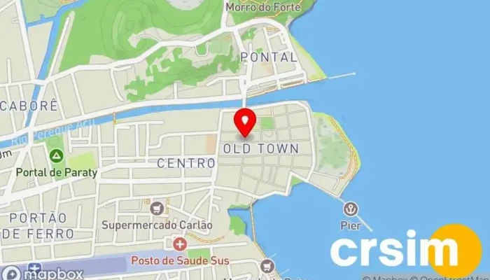 mapa de Querubim Roupas & Acessórios Loja de Roupa em Paraty