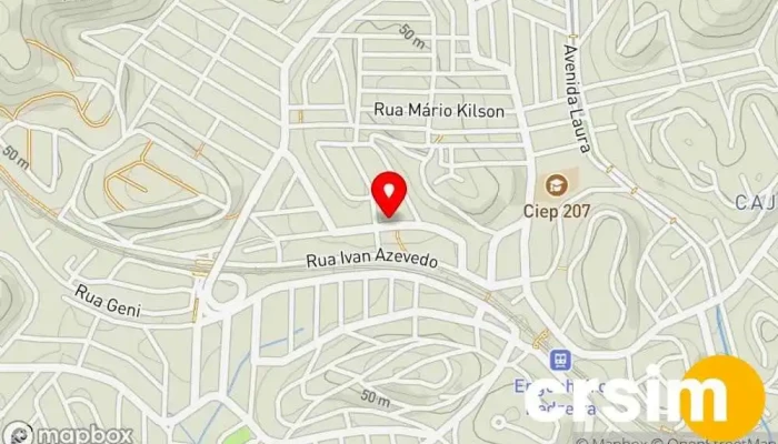 mapa de Rafa Modas Loja de Roupa em Japeri