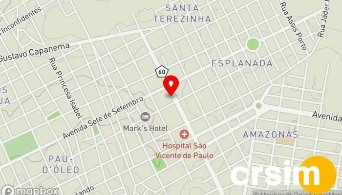mapa de Ravena Store Loja de Roupa em - CENTRO