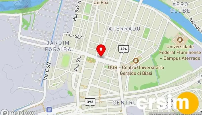 mapa de Real Forte Comércio Loja em - Aterrado