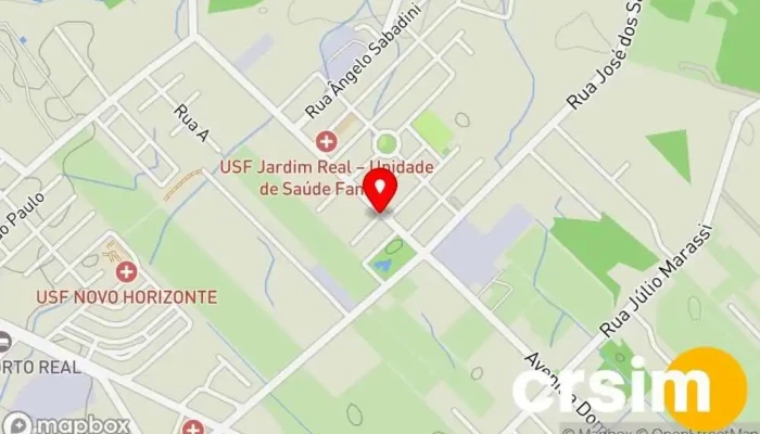 mapa de Real Supermercado Mercado em Porto Real