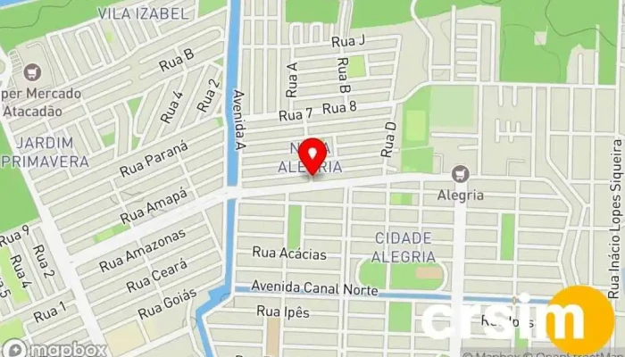 mapa de Rebeca Papelaria e Bomboniere | Resende Loja de artigos para festas, Empresa de embalagens em Resende