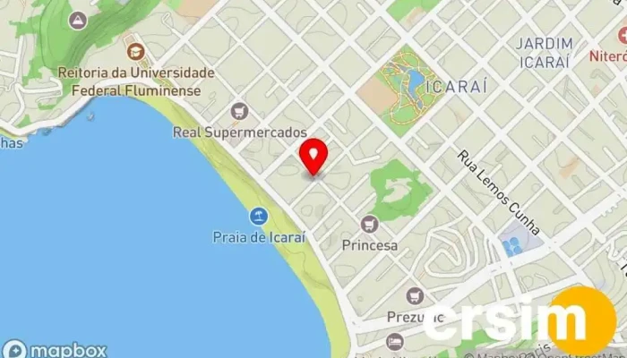 mapa de RESERVA RJ ICARAI Loja de moda masculina, Loja de Roupa em Niterói