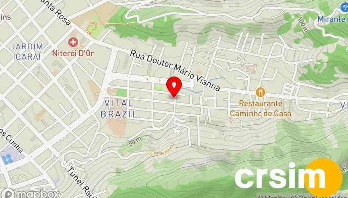 mapa de Rio das Flores Loja de Roupa em Niterói