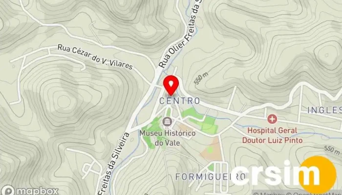 mapa de Rio das Flores Materiais de Construção Loja de materiais de construção em Rio das Flores