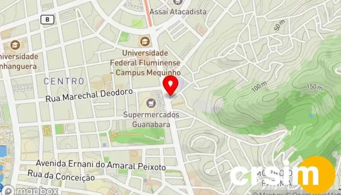mapa de Rio Decor Niterói Loja de móveis em Niterói